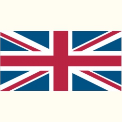Flaga Wielkiej Brytanii . Naklejka 4