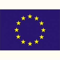 Flaga UE. Naklejka.