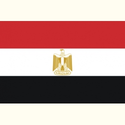 Flaga Egiptu. Naklejka.