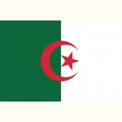 Flaga Algieria. Naklejka.