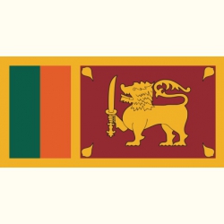 Flaga Sri Lanki Nakejka.