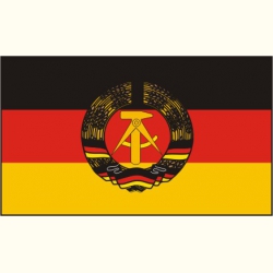 Flaga byłej DDR, Naklejka