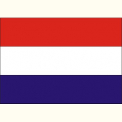 Flaga Luksemburga. Naklejka.