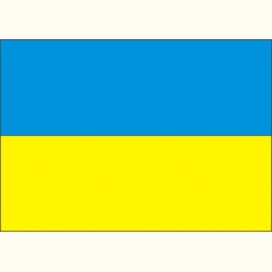 Flaga Ukrainy. Naklejka.