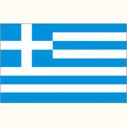 Flaga Grecji. Naklejka