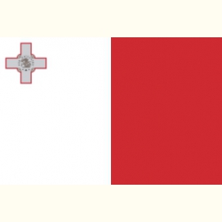 Flaga Malty. Naklejka.