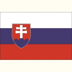 Flaga Słowacji. Naklejka.