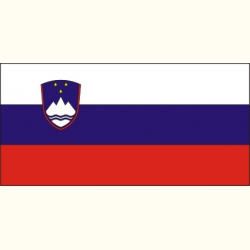 Flaga Słowenii. Naklejka.