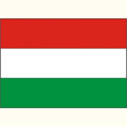 Flaga Węgier. Naklejka..