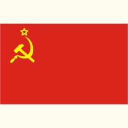 Flaga byłego ZSRR. Naklejka.