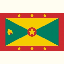 Flaga Grenady. Naklejka