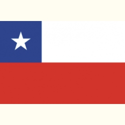 Flaga Chile. Naklejka