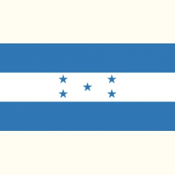 Flaga Hondurasu. Naklejka
