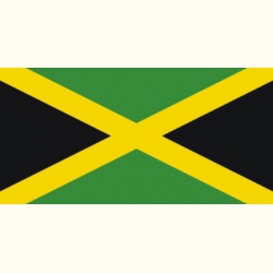 Flaga Jamajki. Naklejka