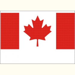 Flaga Kanady. Naklejka
