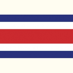 Flaga Kostaryki. Naklejka