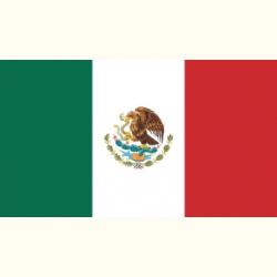 Flaga Meksyku. Naklejka