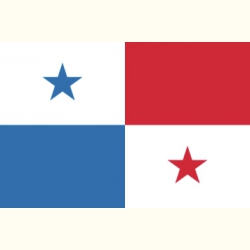 Flaga Panamy. Naklejka