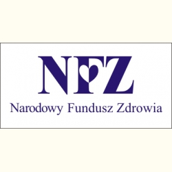 NFZ Logo. Naklejka. 30 x 15 cm